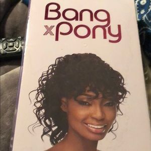 Bang ponytail hair extension